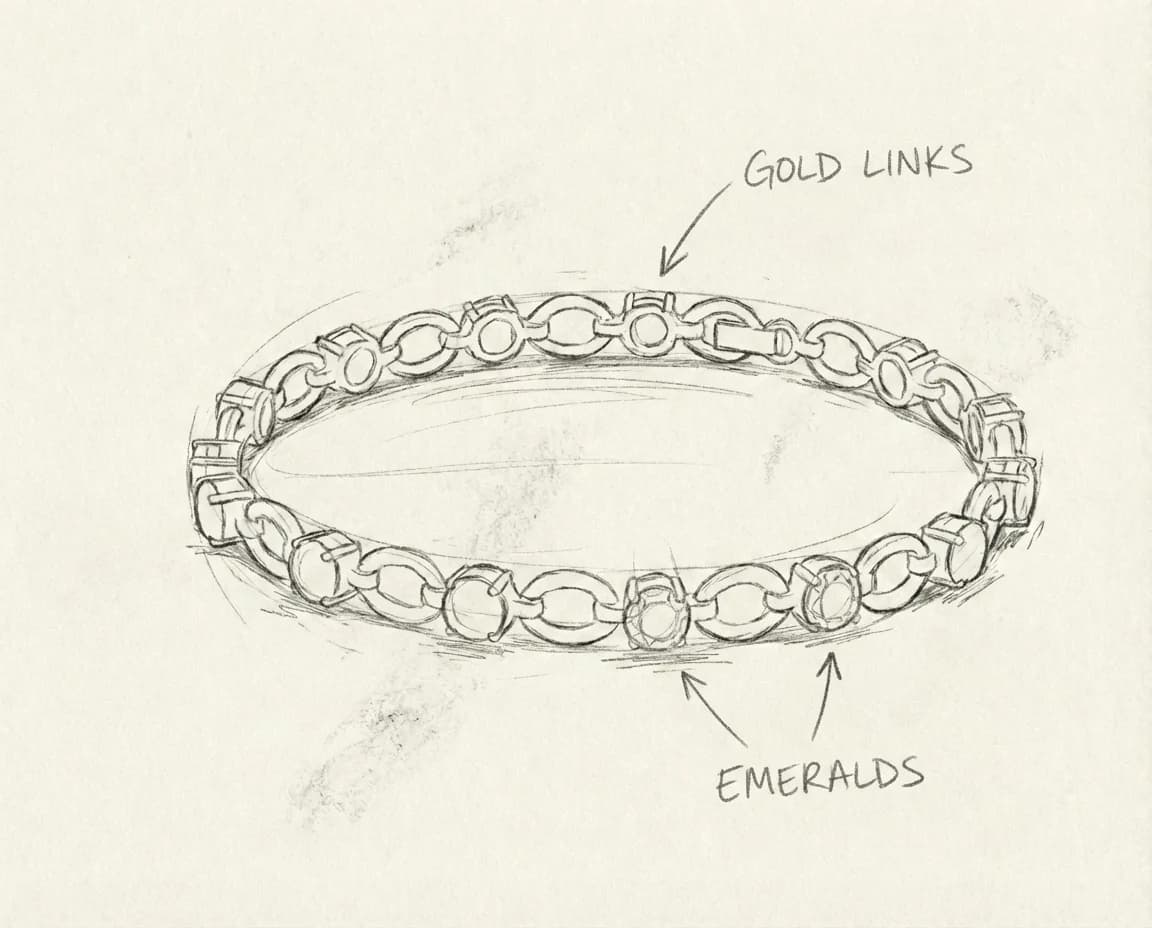 Product sketch uploaded to Canova Studio